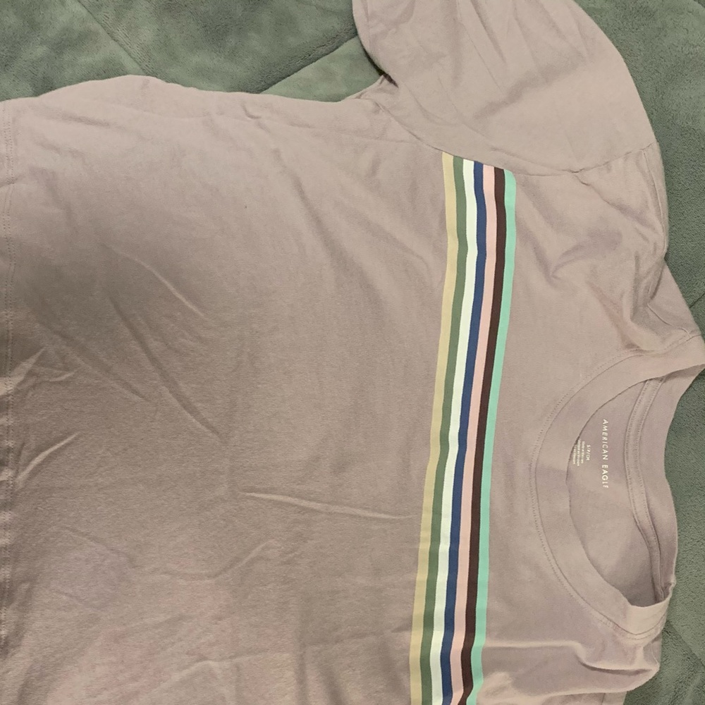 american eagle purple long sleeve